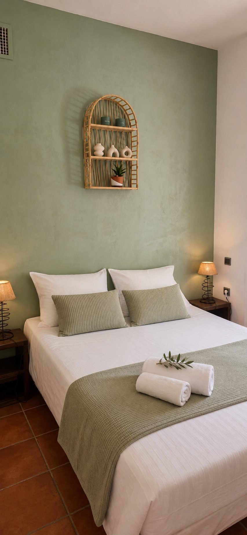 Chambre douce et lumineuse