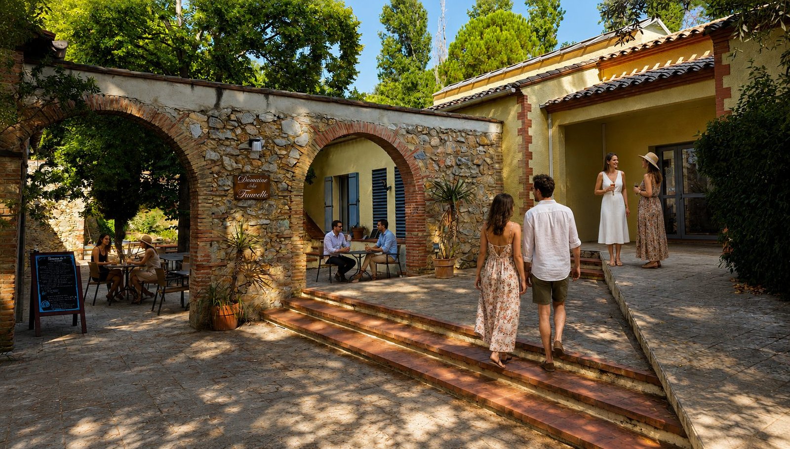 Entrée du Domaine de la Fauvelle
